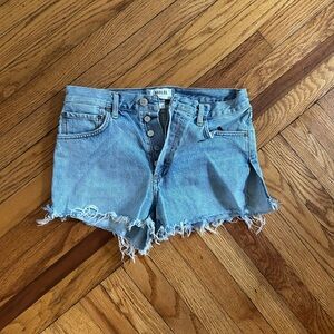 Agolde Women's Light Blue Jean Shorts